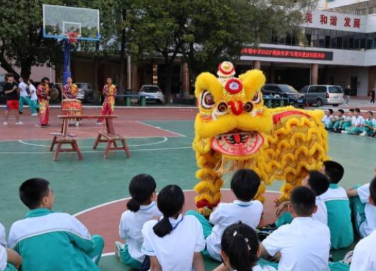 東莞非遺進校園 望牛墩師生沉浸式感受文化魅力