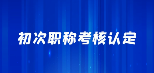 初次職稱考核認定